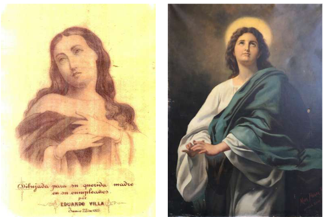 Las Inmaculadas de mi casa Historia de dos cuadros